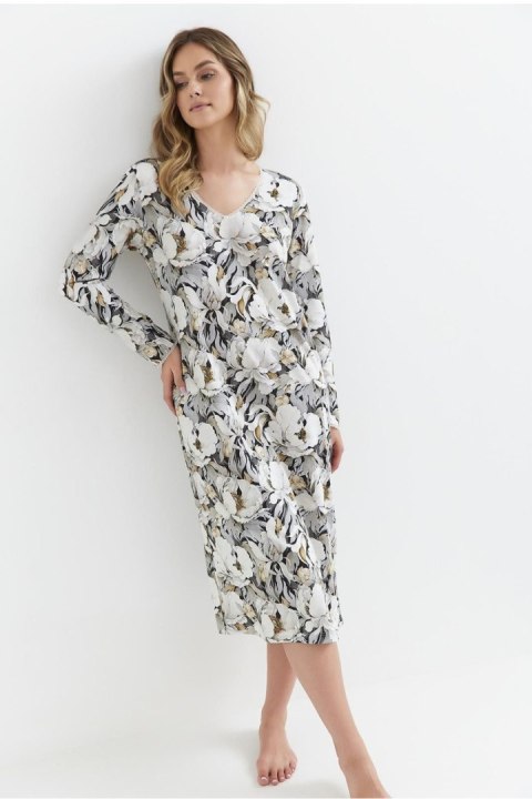Koszulka nocna Koszula Nocna Model 414 Grey - Cana Cana Koszulka nocna Koszula Nocna Model 414 Grey - Cana Cana