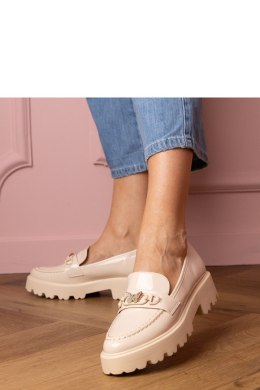Mokasyny Model Sanita YDF-32 Beige - PRIMO PRIMO