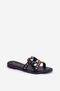 Sandał Klapki Model Adivrae GH5173-1 Black - Step in style Step in style Sandał Klapki Model Adivrae GH5173-1 Black - Step in style Step in style