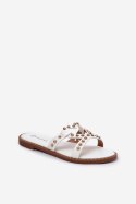 Sandał Klapki Model Adivrae GH5173-3 White - Step in style Step in style Sandał Klapki Model Adivrae GH5173-3 White - Step in style Step in style