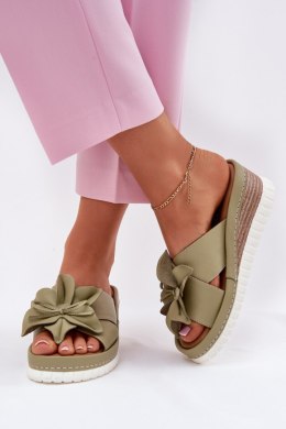 Sandał Klapki Model Artiker 52C0503 Green - Step in style Step in style