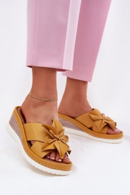 Sandał Klapki Model Artiker 52C0504 Yellow - Step in style Step in style