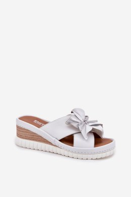 Sandał Klapki Model Artiker 54C0538 White/Silver - Step in style Step in style