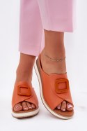 Sandał Klapki Model Artiker 56C2149 Orange - Step in style Step in style Sandał Klapki Model Artiker 56C2149 Orange - Step in style Step in style