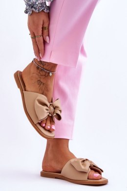 Sandał Klapki Model Becky 23SD35-5479 Beige - Step in style Step in style