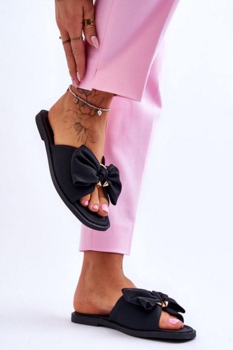 Sandał Klapki Model Becky 23SD35-5479 Black - Step in style Step in style Sandał Klapki Model Becky 23SD35-5479 Black - Step in style Step in style