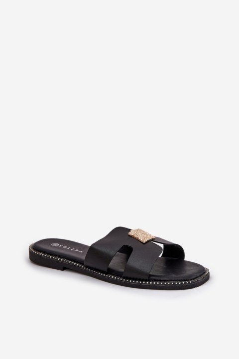 Sandał Klapki Model Bohalis GH5155-1 Black - Step in style Step in style Sandał Klapki Model Bohalis GH5155-1 Black - Step in style Step in style
