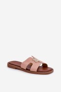 Sandał Klapki Model Bohalis GH5155-2 Dirty Pink - Step in style Step in style Sandał Klapki Model Bohalis GH5155-2 Dirty Pink - Step in style Step in style