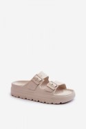 Sandał Klapki Model Melorea 24SD97-5610 Beige - Step in style Step in style Sandał Klapki Model Melorea 24SD97-5610 Beige - Step in style Step in style
