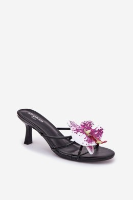 Sandał Klapki Model Reyi UC-154 Black - Step in style Step in style