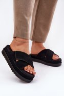Sandał Klapki Model Rinasara PL365 Black - Step in style Step in style Sandał Klapki Model Rinasara PL365 Black - Step in style Step in style