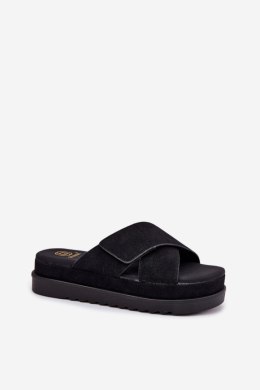 Sandał Klapki Model Rinasara PL365 Black - Step in style Step in style