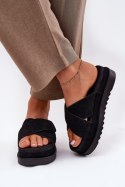 Sandał Klapki Model Rinasara PL365 Black - Step in style Step in style Sandał Klapki Model Rinasara PL365 Black - Step in style Step in style