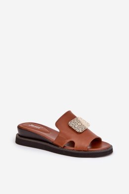 Sandał Klapki Model Sarela RMR2267-9 Brown - Step in style Step in style