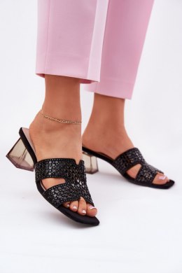 Sandał Klapki Model Vinceza 62230 Black - Step in style Step in style