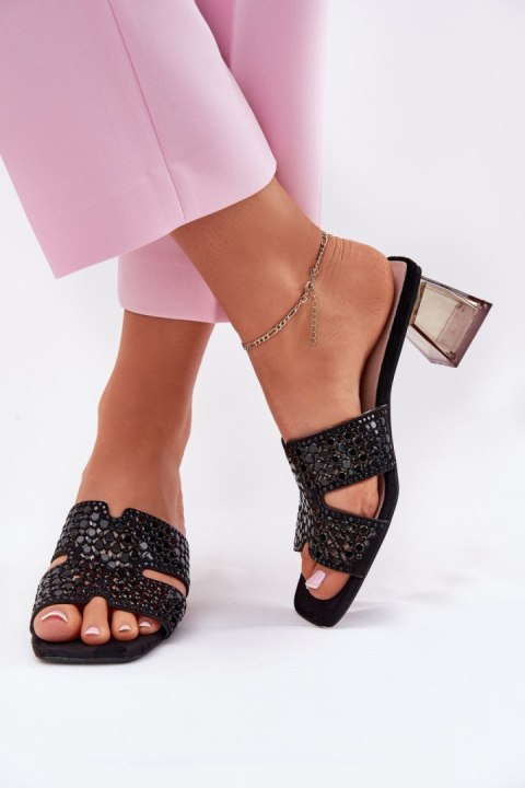 Sandał Klapki Model Vinceza 62230 Black - Step in style Step in style Sandał Klapki Model Vinceza 62230 Black - Step in style Step in style