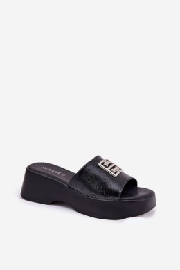 Sandał Klapki Model Vinceza 79526 Black - Step in style Step in style