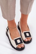 Sandały Model Artiker 56C1570 Beige - Step in style Step in style