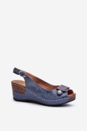Sandały Model Comfort Shoes 24SD98-6230 Efravia Blue - Step in style Step in style Sandały Model Comfort Shoes 24SD98-6230 Efravia Blue - Step in style Step in style