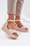 Sandały Model Efrina PP39M Beige - Step in style Step in style Sandały Model Efrina PP39M Beige - Step in style Step in style