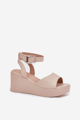 Sandały Model Efrina PP39M Beige - Step in style Step in style
