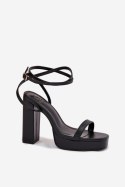 Sandały Model Fevenne SQC-168 Black - Step in style Step in style Sandały Model Fevenne SQC-168 Black - Step in style Step in style