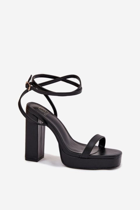 Sandały Model Fevenne SQC-168 Black - Step in style Step in style Sandały Model Fevenne SQC-168 Black - Step in style Step in style