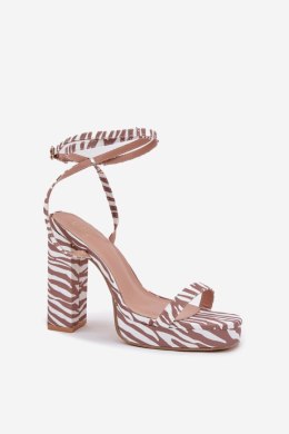Sandały Model Fevenne SQC-168 Zebra - Step in style Step in style