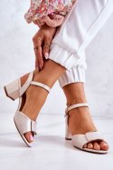 Sandały Model Lorisa SK806 Beige - Step in style Step in style