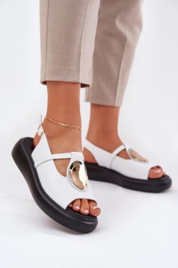 Sandały Model S.Barski GR51-603 White - Step in style Step in style
