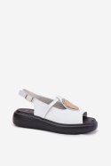 Sandały Model S.Barski GR51-603 White - Step in style Step in style Sandały Model S.Barski GR51-603 White - Step in style Step in style