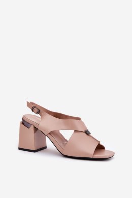Sandały Model Vinceza 62238 Beige - Step in style Step in style