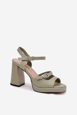 Sandały Model Vinceza 77110 Green - Step in style Step in style