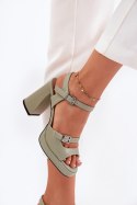 Sandały Model Vinceza 77110 Green - Step in style Step in style Sandały Model Vinceza 77110 Green - Step in style Step in style