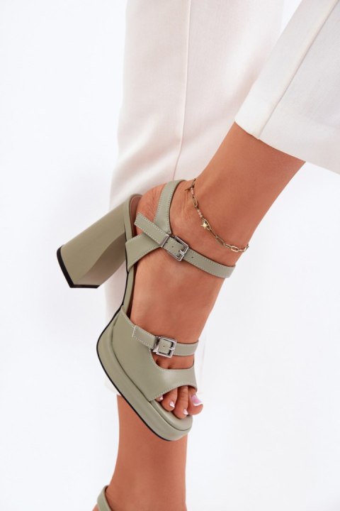 Sandały Model Vinceza 77110 Green - Step in style Step in style Sandały Model Vinceza 77110 Green - Step in style Step in style