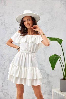 Sukienka Model EKR SUK0291 Ecru - Roco Fashion Roco Fashion