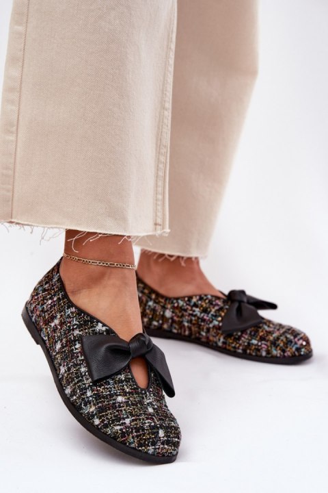 Baleriny Model Laura Messi 2921 Black - Step in style Step in style Baleriny Model Laura Messi 2921 Black - Step in style Step in style