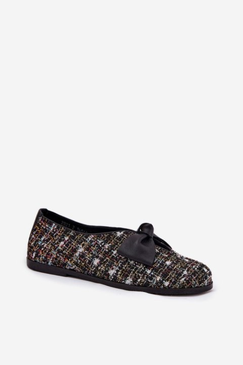Baleriny Model Laura Messi 2921 Black - Step in style Step in style Baleriny Model Laura Messi 2921 Black - Step in style Step in style