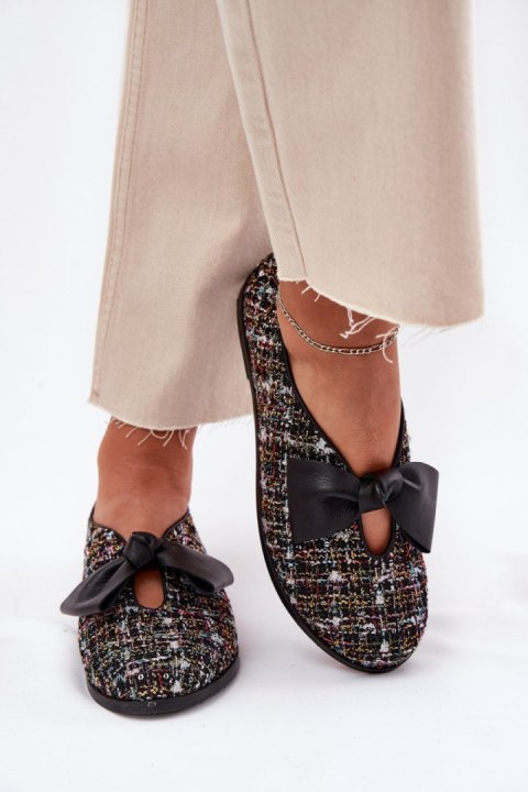 Baleriny Model Laura Messi 2921 Black - Step in style Step in style Baleriny Model Laura Messi 2921 Black - Step in style Step in style