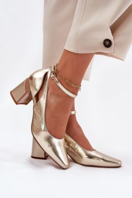 Czółenka Model Maciejka K6816-25 Gold - Step in style Step in style