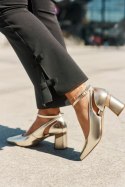 Czółenka Model Maciejka K6816-25 Gold - Step in style Step in style Czółenka Model Maciejka K6816-25 Gold - Step in style Step in style
