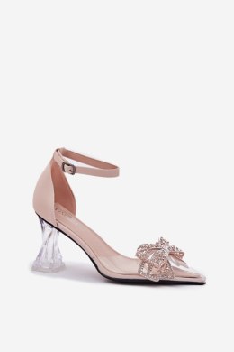 Czółenka Model Vinceza 62212 Beige - Step in style Step in style