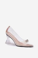 Czółenka Model Vinceza 62213 Beige - Step in style Step in style Czółenka Model Vinceza 62213 Beige - Step in style Step in style