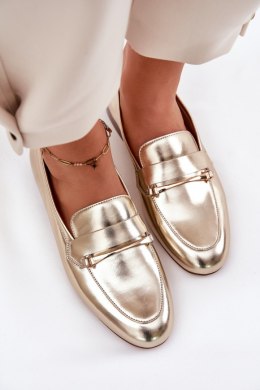 Mokasyny Model Maciejka K6809-25 Gold - Step in style Step in style