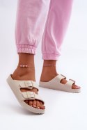 Sandał Klapki Model Luciene 24SD97-7738 Beige - Step in style Step in style Sandał Klapki Model Luciene 24SD97-7738 Beige - Step in style Step in style