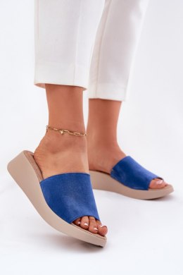 Sandał Klapki Model Panto Fino RR267041 Blue - Step in style Step in style