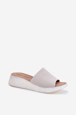 Sandał Klapki Model Panto Fino RR267044 Grey - Step in style Step in style