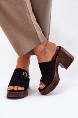 Sandał Klapki Model Vinceza 17400 Black - Step in style Step in style