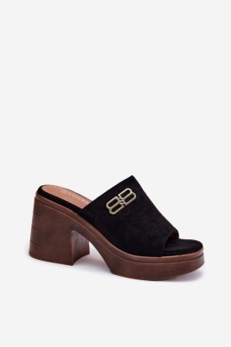 Sandał Klapki Model Vinceza 17400 Black - Step in style Step in style