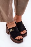 Sandał Klapki Model Vinceza 17400 Black - Step in style Step in style